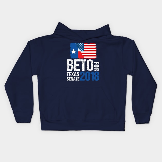 Beto for Texas Senate 2018 Kids Hoodie by epiclovedesigns